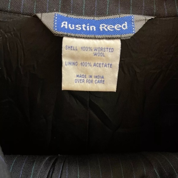 Austin Reed Womens Blazer Jacket  Size 8 100% Worsted Wool Gray - Picture 2 of 9